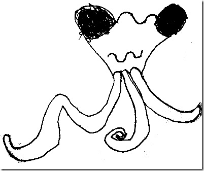 Alice's Version of Cthulhu Icon (B&W)