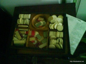 Antique Box of Gaming Stuff